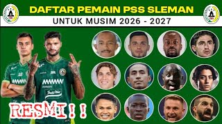 Download lagu ‼️PSS SLEMAN 2026/27 SQUAD LIST | WELCOME MATHEUS FORNAZARI TO PSS | PSS NEWS TODAY mp3