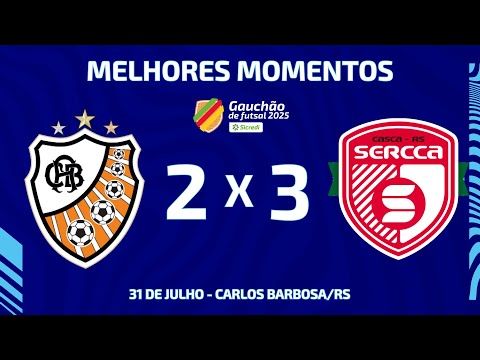 GOLS DO JOGO | ACBF 2 X 3 SERCCA | GAUCHÃO SICREDI SÉRIE A 2025