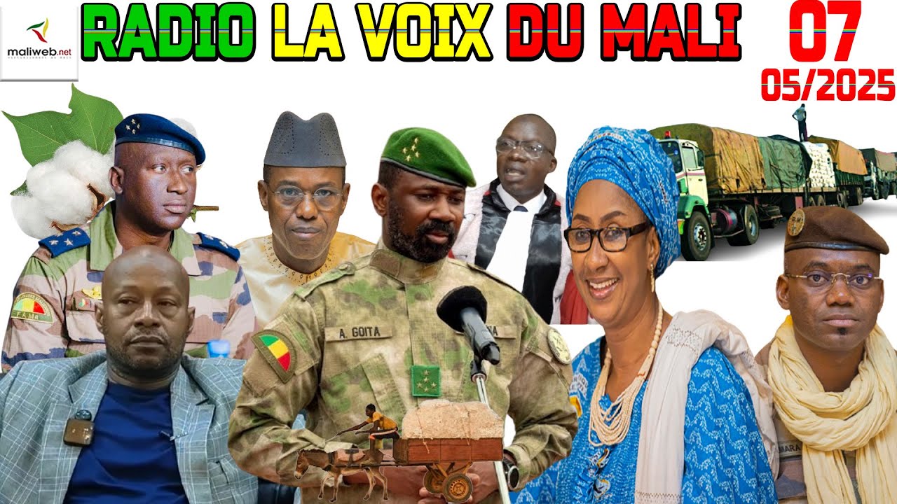La Revue de Presse de la RADIO LA VOIX DU MALI du 07 Mai 2025