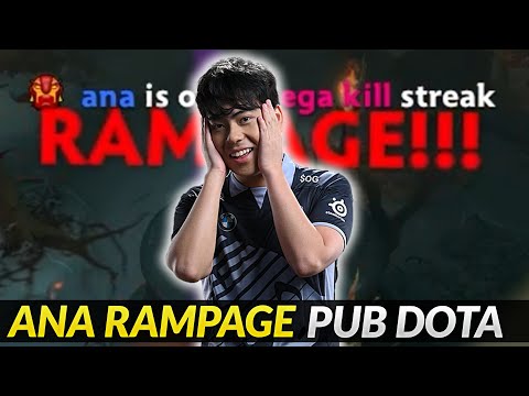 Ana Casual RAMPAGE with Ember Spirit in PUB