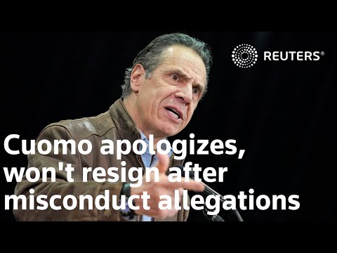 庫莫道歉,被指行為不當後不會辭職 (Cuomo apologizes, won't resign after misconduct allegations)