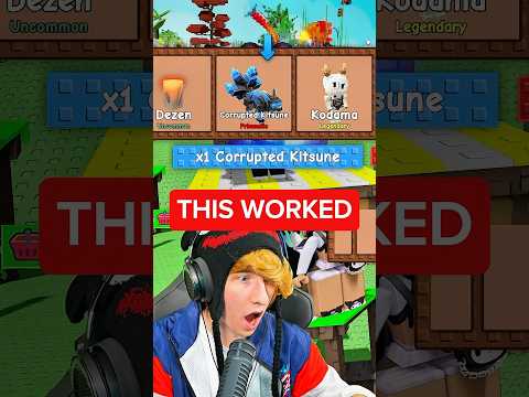 KreekCraft Gets CORRUPTED KITSUNE in Grow a Garden