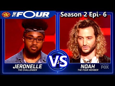 Noah Barlass vs Jeronelle McGhee  "Chains"  HEART BREAKING  loss The Four Season 2 Ep. 6 S2E6
