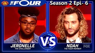 Noah Barlass vs Jeronelle McGhee  &quot;Chains&quot;  HEART BREAKING  loss The Four Season 2 Ep. 6 S2E6