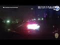 LAPD bodycam video shows suspect armed with machine gun firing at 2 officers during traffic stop
