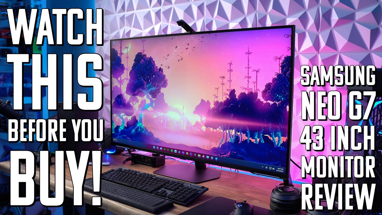 Samsung Neo G7 43 Inch Monitor Review - WATCH BEFORE YOU BUY!