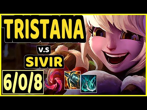 TRISTANA vs SIVIR - 6/0/8 KDA BOTTOM ADC GAMEPLAY - EUW Ranked GRANDMASTER