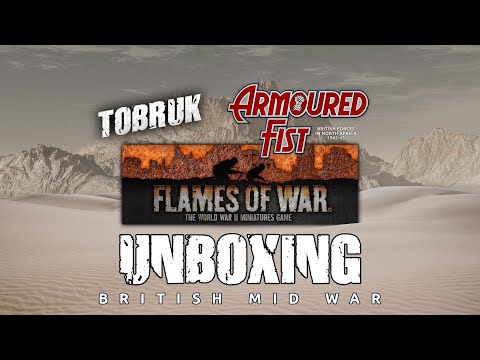 UNBOXING BRITISH | North Africa Mid-War Forces