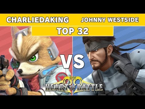Heart of Battle -  Charliedaking (Fox) vs Jonny Westside (Snake) Top 32 - Smash Ultimate