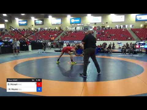 2018 Marine Corps US Open/Senior Men's Freestyle 92 Con 8 #2 - Donald Mcneil (NYAC) Vs. Nikko Reye