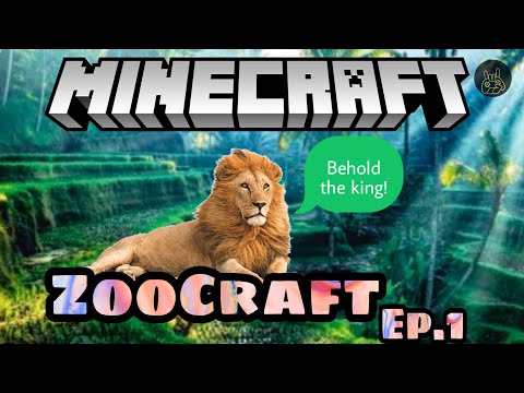 SavageBoT - Behold the king | ZooCraft Ep1 | Minecraft animal mod series