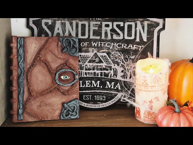 Vídeo relacionado con Libro de hechizos Hocus Pocus, libros de hechizos con hechizos reales, decoración de Halloween, libro de hechizos del Libro de las Sombras, regalos brujos para mujeres, libro de escritura y bocetos de