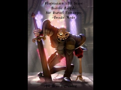 PlayStation All-Stars Battle Royale: Sir Daniel Fortesque Playthrough All Star Difficulty (HD).