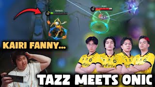 WHEN AE TAZZ MEETS KAIRI FANNY AND ONIC IN A RANK GAME...🤯😮