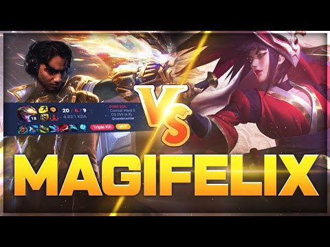 Rank 1 Ezreal Carries Against Magifelix: Insane 20 Kill Game
