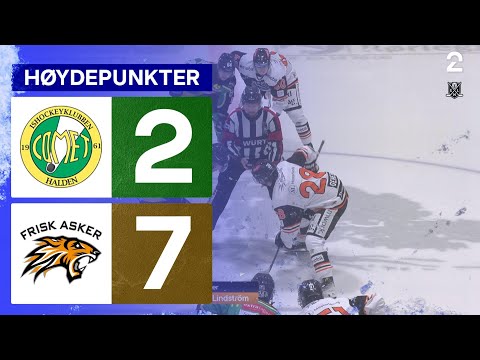 Comet Halden 2 - 7 Frisk Asker - Høydepunkter