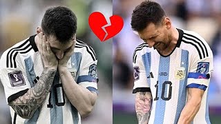 Lionel Messi sad reaction after lost match | argentina vs saudi world cup 2022