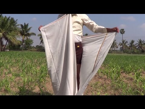 How to wear Dhoti simply & quickly? வேஷ்டி கட்டுதல் தமிழ்நாடு முறை