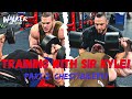 Nick Walker | CHEST AND BICEPS! | TRAINING WITH SIR KYLE PART 2!