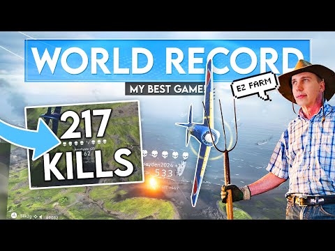 I broke the Battlefield V Fighter Plane *WORLD RECORD*....