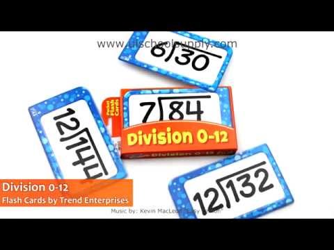Divisin 0-12 Flash Cards by TREND Enterprises T23018