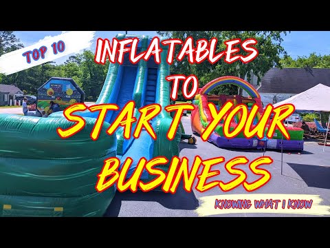 Top 10 Must-Have Inflatables to Start Your Inflatable Rental Business