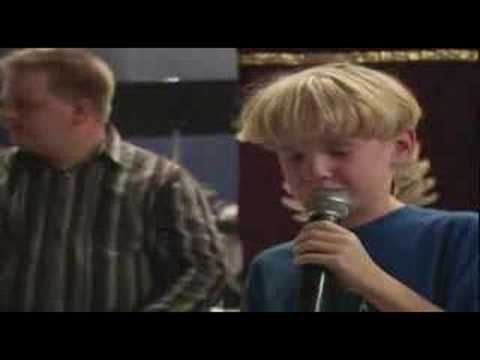 Little boy questioning god