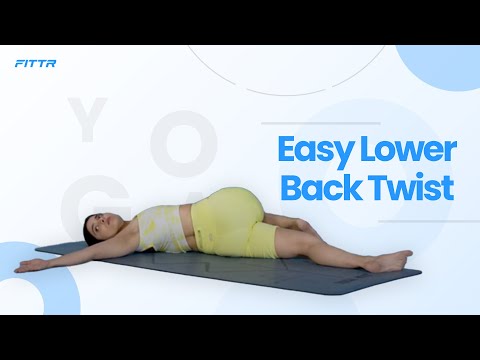 Easy Lower Back Twist/ Supta Matsyendrasana