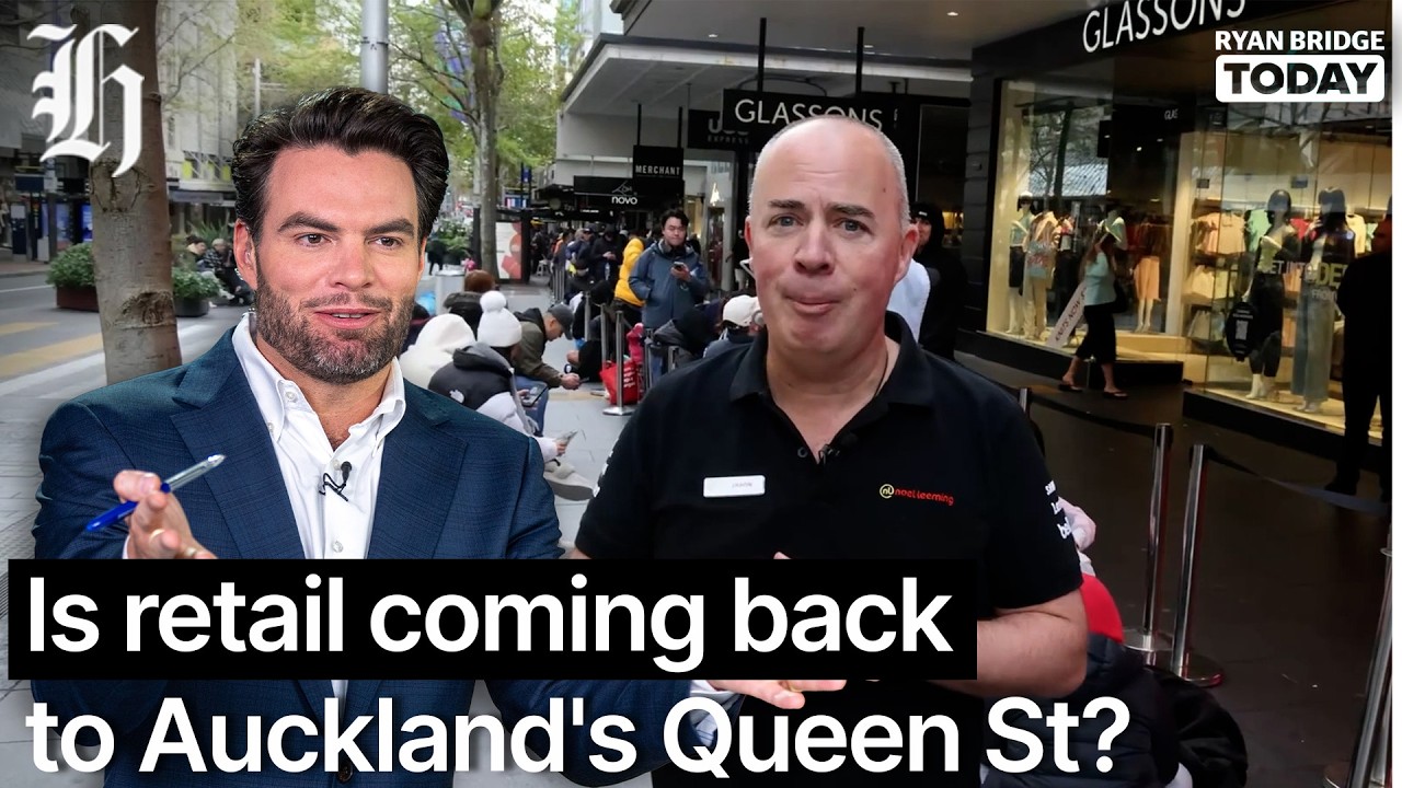 Is retail coming back to Auckland's Queen St? | Ryan Bridge TODAY