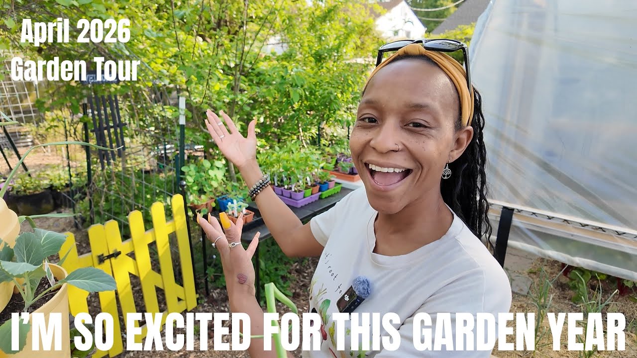 Urban Garden Tour - April 2026 | Virginia, Zone 7B | I Changed My Mind to Avoid Overwhelm