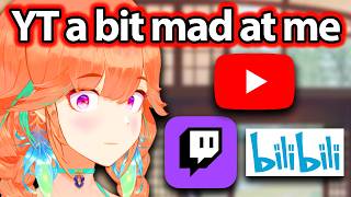 𝗞𝗶𝗮𝗿𝗮 𝗧𝗮𝗹𝗸𝘀 𝗮𝗯𝗼𝘂𝘁 𝗪𝗵𝘆 𝗬𝗼𝘂𝘁𝘂𝗯𝗲 𝗶𝘀 𝗔𝗻𝗴𝗿𝘆 𝗔𝘁 𝗵𝗲𝗿 【Hololive】