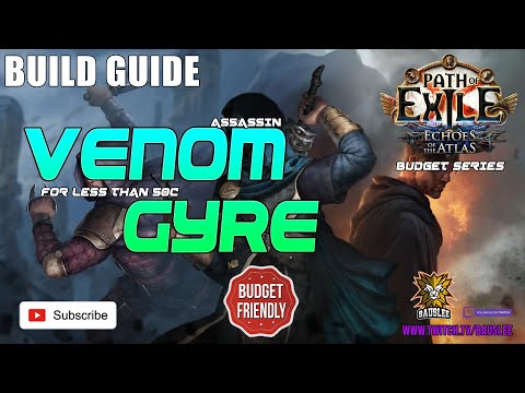 [Path Of Exile 3.13] Venom Gyre Assassin Budget build guide for less than 50c! -Budget Series