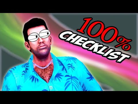 GTA Vice City Definitive: 100% CHECKLIST / GUIDE [+BEST Order of Completion]