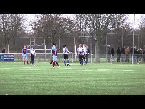 svDiemen C1 - Overbos C1 2011-2012 4-12-2012 goal10 Jeffrey  videowall