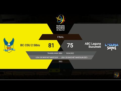 L1BM 2021-2022: BC CSU 2 Sibiu - Laguna Bucuresti
