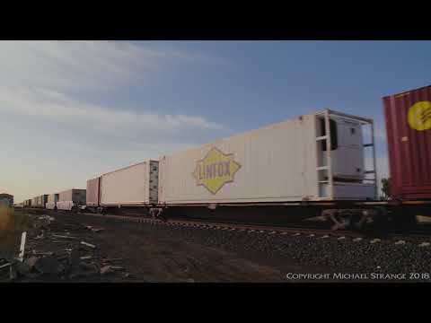 Container Freight Train In Victoria - PoathTV Australian Railways