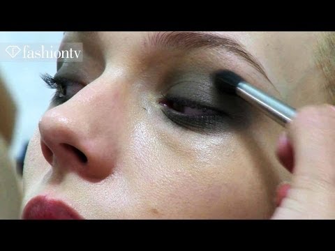 Hair & Makeup - Guy Laroche Backstage - Paris Fashion Week Spring 2012 PFW | FashionTV - FTV