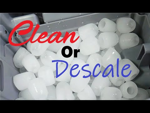 How To Clean Descale Portable Countertop Ice Maker Easy Simple