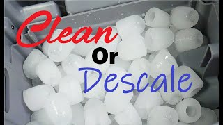 How To Clean Descale Portable Countertop Ice Maker Easy Simple