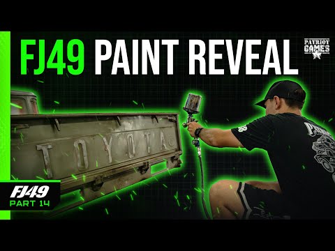 FJ49 Part 14 - Ashton Paints the FJ49 - CUSTOM PAINT REVEAL