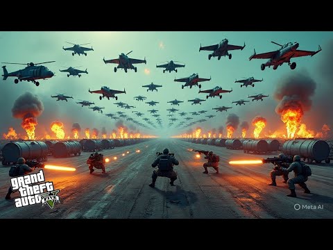  GTA 5 SIMULATION.CONVEY , FIGHTER JETS ACTION MODE ANIMATED GAMEPLAY VIDEO 14.#GTA5