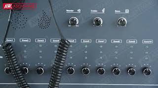 Asenware Voice Evacuation & Fire Telephone Control Panel Demo