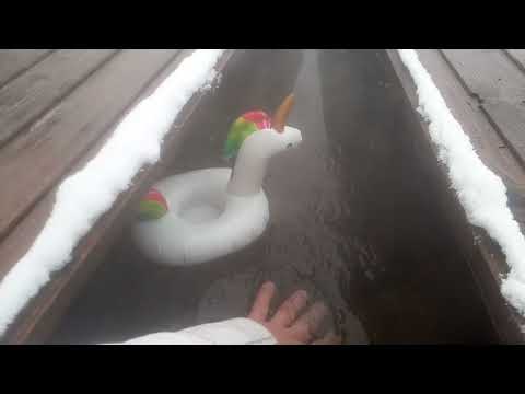 Сибирский банный чан сколько держит температуру зимой.