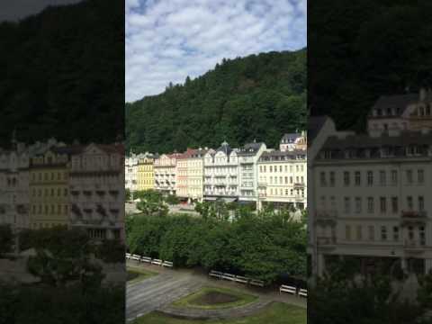 Karlovy vary view from Interhotel Central