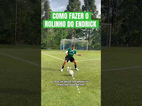 COMO FAZER A CANETA DO ENDRICK 🔥 #futebol #drible #endrick #bera #tutorial