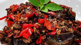 Download lagu RESEP ASIN CUMI DAN TERONG UNGU II EGGPLANTS WITH DRIED SQUIDS II SIMPLE AND YUMMY mp3