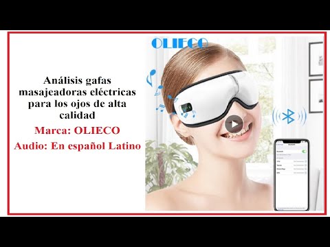 Gafas masajeadoras con aire presurizado, compresa caliente y mas.