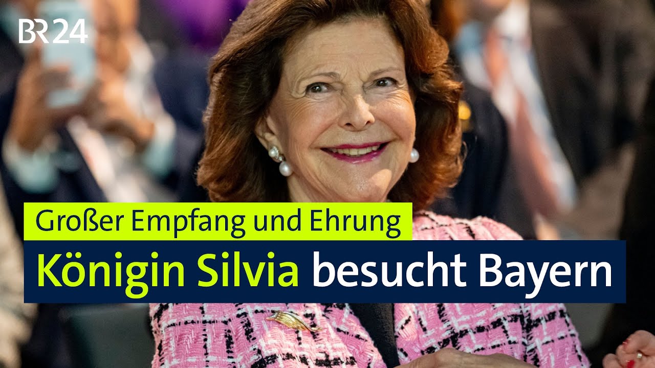 Königin Silvia von Schweden besucht Bayern | BR24live