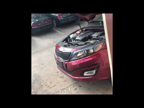 Front bumper removal on a 2015 Kia Optima