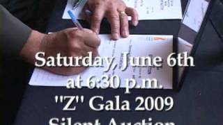 preview picture of video 'Z Gala 2008 - Silent Auction - Zach Jones Memorial Fund - Texas'